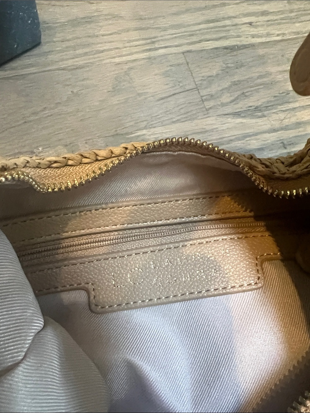 LC Lauren Conrad Natural Straw Hobo Bag - Picture 3 of 4